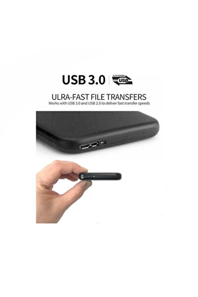OEM 2.5 Hdd Kutusu Usb 3.0 Harici Harddisk Kutusu - Micro Usb 3.0 Giriş-beyaz