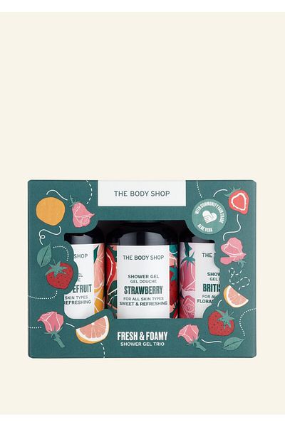 THE BODY SHOP Set Cadou Gel de duș Fresh & Foamy Trio
