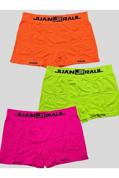 tümsek kadın iç giyim 3 Pieces Seamless Neon Boxer Women/Men