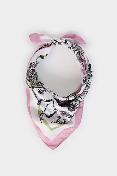 DeFacto Women's Patterned Satin Scarf E6163Ax25Sm