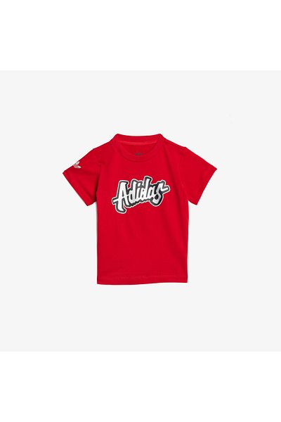 adidas Originals Kids Red/Black Shorts Set
