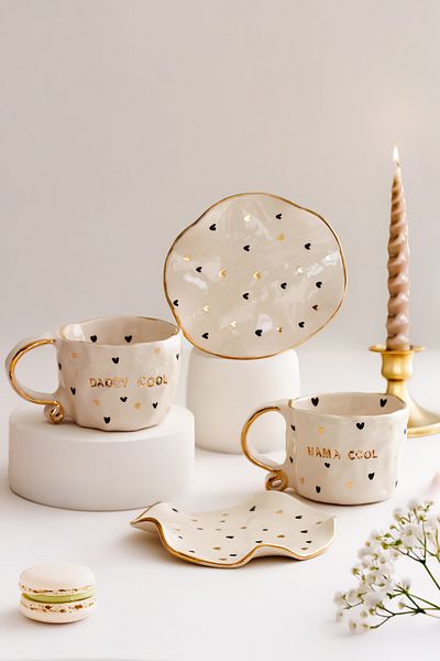 SİNEM YAMAN HOME Mug - Ecru