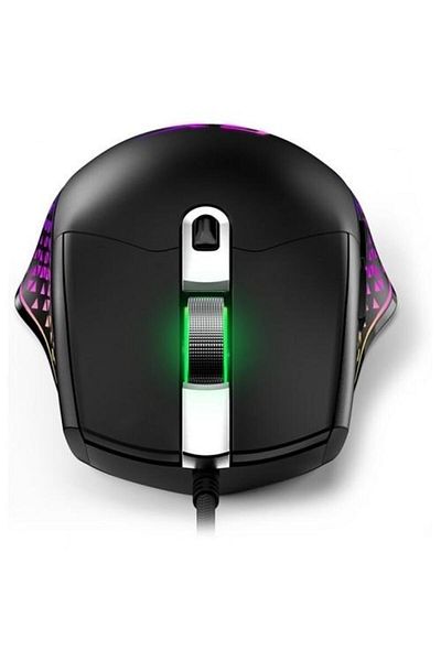 GENIUS Mouse Genius, Scorpion M705, gaming, cu fir, USB, optic, 7200 dpi, butoane/scroll 6/1, Negru