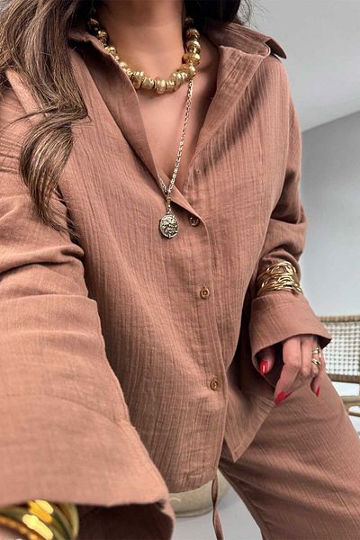 Sohotique By P Σετ υφασμάτων Muslin Mocha Moissee