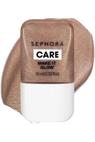 SEPHORA Make It Glow Liquid Highlighter Shade 03 Sunset shine Lightweight, Buildable 10ml