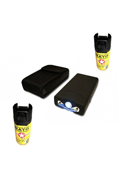Depox Sada pro sebeobranu v podobě omračujícího spreje TW 800 a sady 2 omraču...