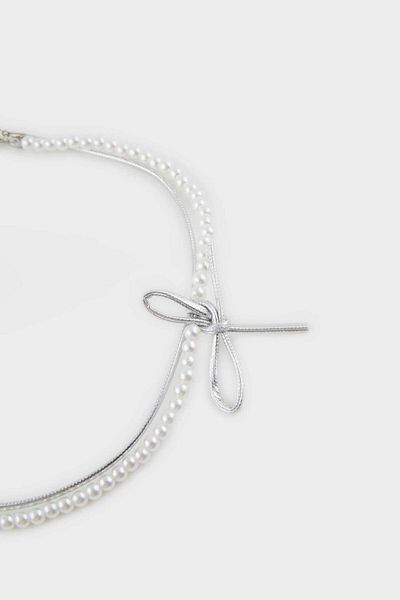 DeFacto Women's Silver Necklace (E6720Axns)