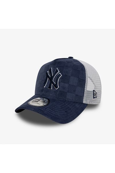 NEW ERA Унисекс тъмносиня шапка Tonal Check 9forty New York Yankees