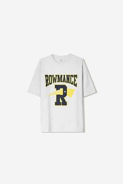Bershka Printed short sleeve plush T-shirt