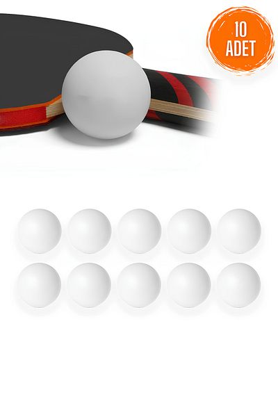 Beatitude 10Pcs Ping Pong Balls - Table Tennis Racket Ball and Badminton Supplies for Outdoor and Indoor Sports