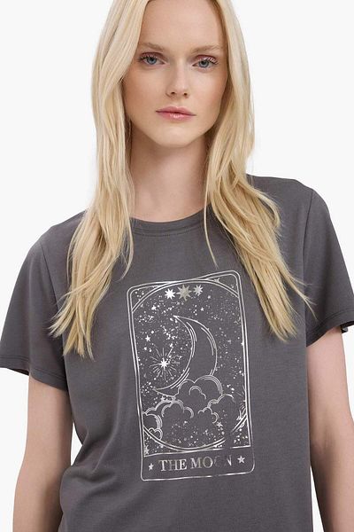 DeFacto Regular Fit Crew Neck Printed Short Sleeve T-Shirt E5145Ax25Sm