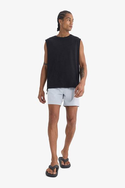 DeFacto DeFactoFit bedruckte, dehnbare, strukturierte, kurze Sport-Meeresshorts C5138AX25HS