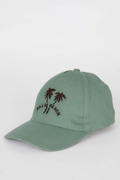 DeFacto Boy's Embroidered Linen Blended Cap Hat D8406A825Sm