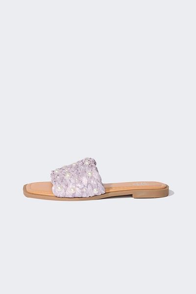DeFacto Women's Pearl Vếtesi E2501Ax25Sm Flat Sole Slippers