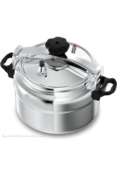 Generic Aluminium Pressure Cooker 9L capacity | Pressure Pot | Arabic Cooker With Safety Lock