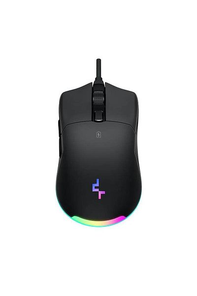 Deep Cool Mouse Deepcool R-MG510-BKCCNN-G, USB, iluminat aRGB, 19000 DPI (Negru)