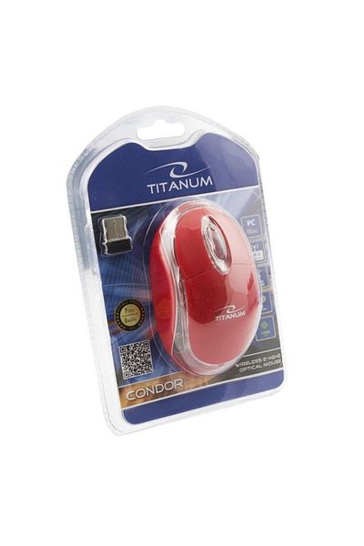 ESPERANZA Mouse Wireless Condor Esperanza, 3D, 2.4GHz, Rosu