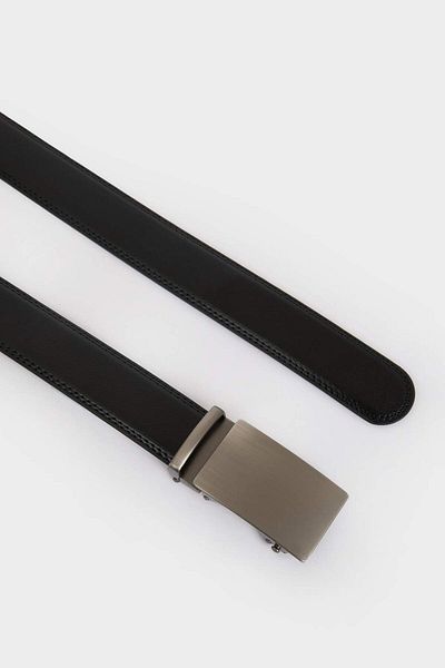 DeFacto Men's Rectangular Buckle Jean Belt E7707Axns