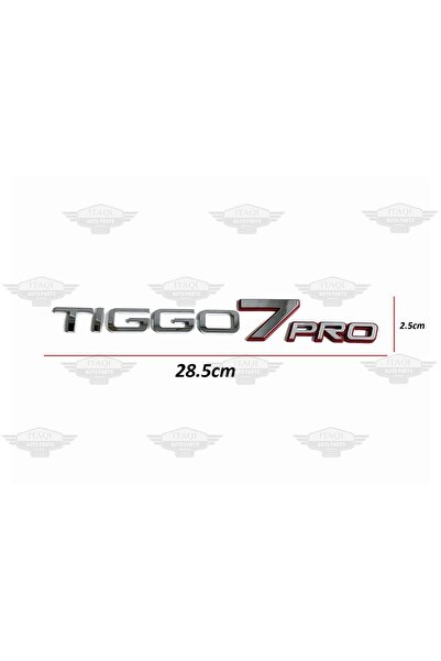 İTAQİ Lettering Tiggo 7 Pro 22-24 Rear (Tiggo 7 Pro Lettering) 609000960AA