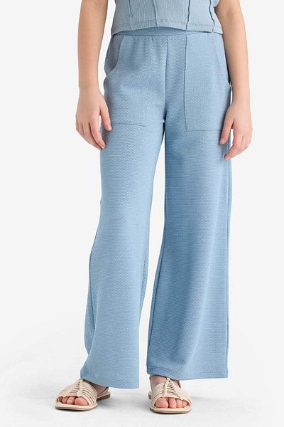 DeFacto Pantaloni de trening pentru fete cu picior lat și cu talie elastică C1180A825SM