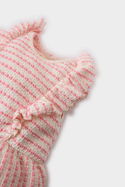 DeFacto Baby Girl Striped Sleeveless Jumpsuit E8760A525Sm