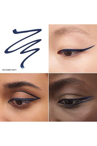SEPHORA Intense Felt-Tip 12HR Liquid Waterproof Eyeliner 04 Dark Navy 2.8g