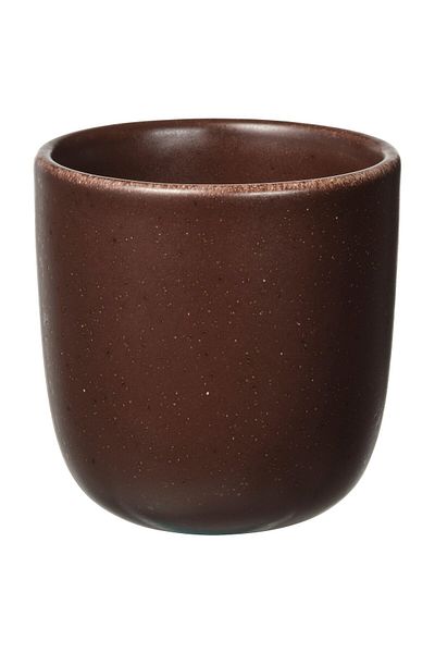 IKEA STOCKHOLM 2025 Brown Stoneware Mug by IKEA 7.5 cm Height Rustic Red-Brown Finish
