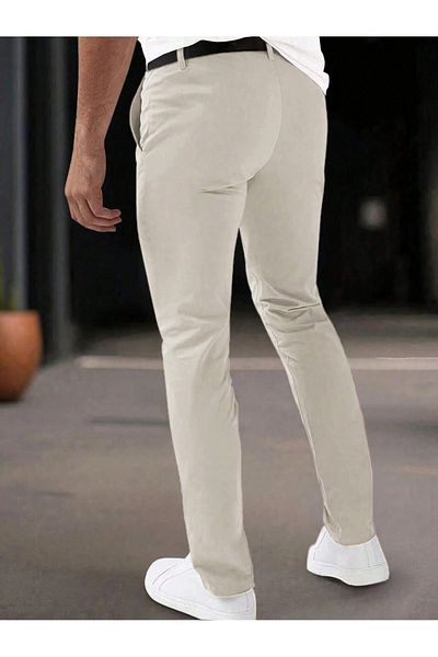 WKM Ανδρικό παντελόνι Chino Casual Slim Fit