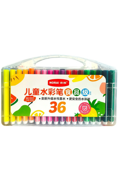 Andofis Washable Felt Water Color Pen 36 Pack T-Shirt Paint