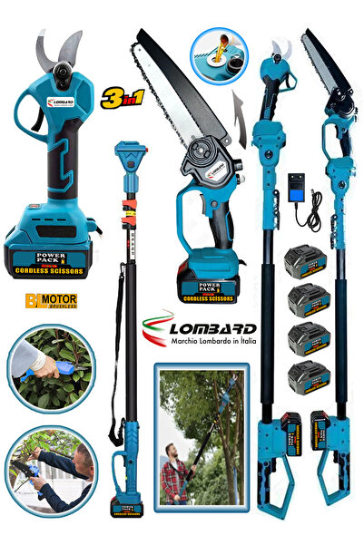 Cros LOMBARD Italia RX 890 Brushless Motor Blue 2400 Wf 4 Adet Super Akülü Ba...