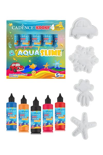 Cadence Aqua Slime - DIY Toy Set - Mixed Set 5X90Ml