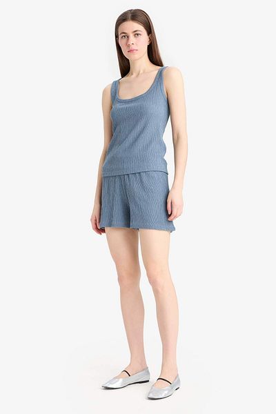 DeFacto Regular Fit 2-Piece Suit Bürümcük Athlete Shorts F1487Ax25Sm