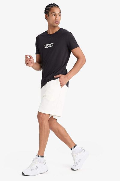 DeFacto Slim Fit Crew λαιμόκοψη μπλουζάκι αθλητικού τύπου DeFactoFit F2762AX25SP
