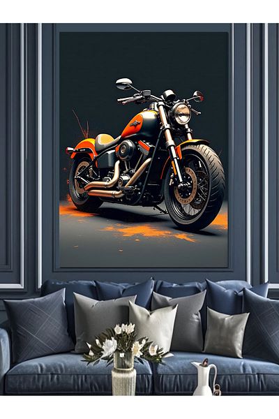 Tablomega Speed of the Engine Decorative Canvas - Mdf Wood Art Print