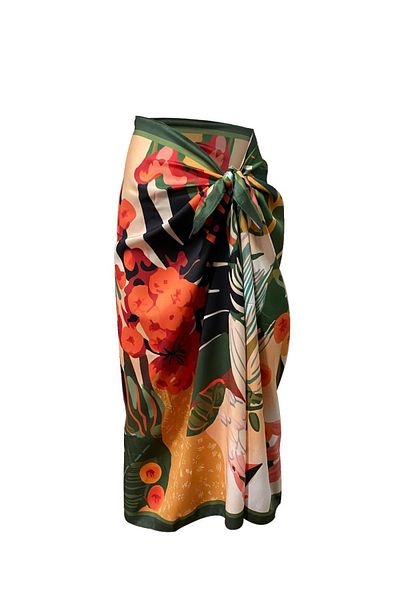 Bolder Lana-Spring Pattern Pareo Shiny Fabric-95cm*145cm