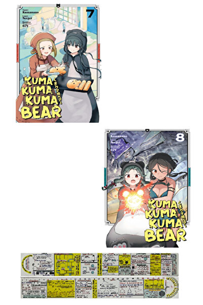 Kayıp Kıta Yayınları Kuma Kuma Kuma Bear 7-8. Ciltler Manga Seti + Mat. Öğret...