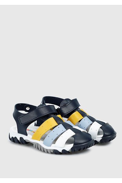Kiddo Boy's Navy Blue Flat Sandals
