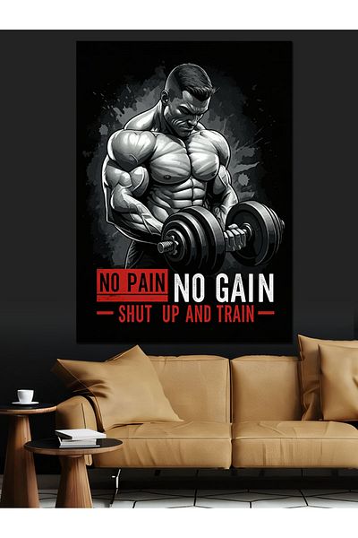 Tablomega Bitter and Strong Motivational Decorative Canvas - Mdf Wooden Painting