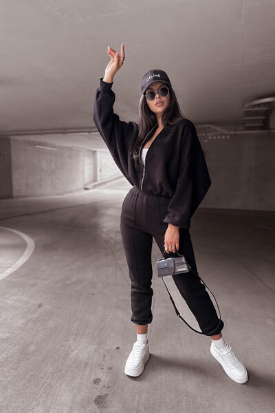 adorashop Women's 2-piece cotton padded tracksuit Sempre 3942