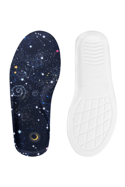 GoLite Bebek Ve Çocuk Için Uzay Desenli Spor Ayakkabı Patik Iç Tabanlığı, Ark...