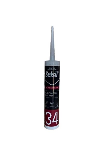 Selsil 34 Silikonize Mastik 450GR.