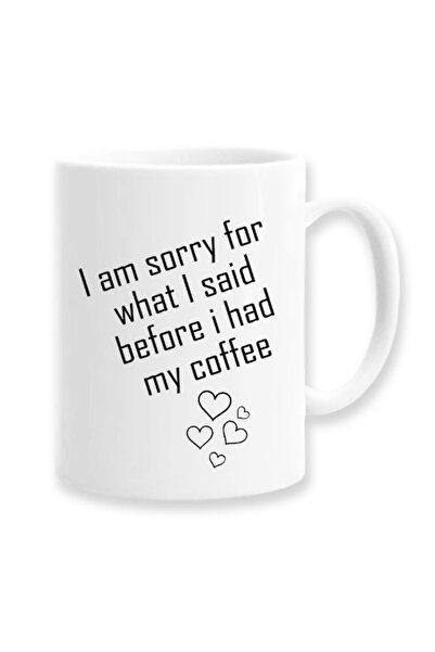 OEM Cana albă personalizată „Îmi pare rău pentru ce am spus...”, INOVATIX. 33...