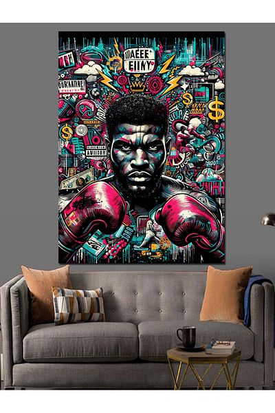 Tablomega Street Fighter Depiction Decorative Canvas - Mdf Wood Art Print