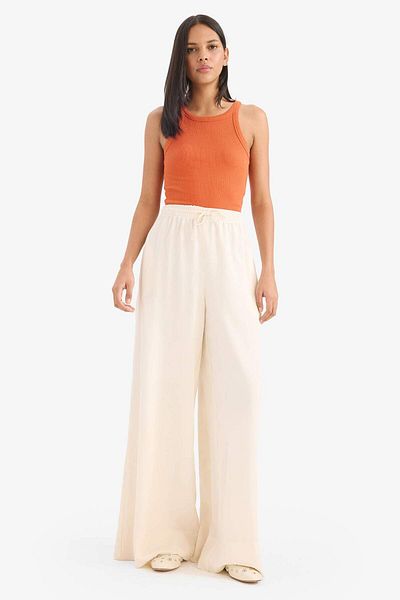 DeFacto Slim Fit Halter Camisole Tank Top Slim Fit Nightwear E2176Ax25Sp