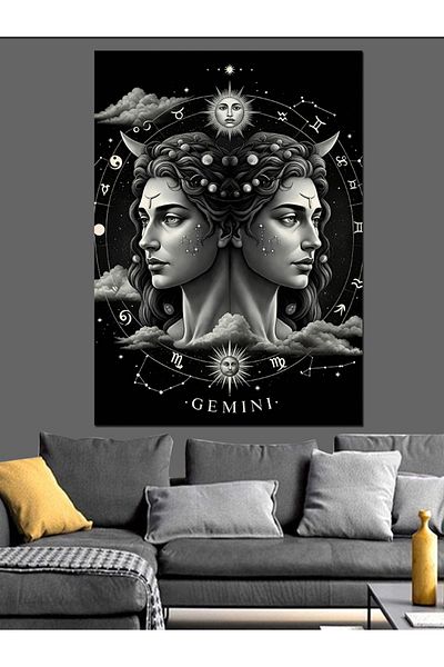 Tablomega Gemini Magic Decorative Canvas - Mdf Wood Table