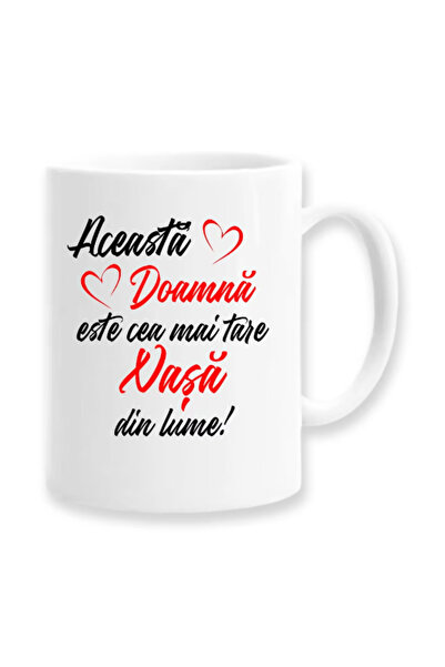 OEM Cana albă personalizată „Această doamnă este cea mai tare nașă din lume”,...