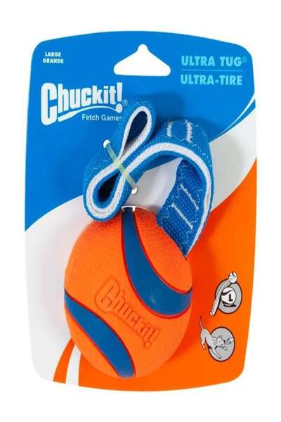 Chuckit ! كرة سحب فائقة القوة للكلاب (حجم كبير - L)