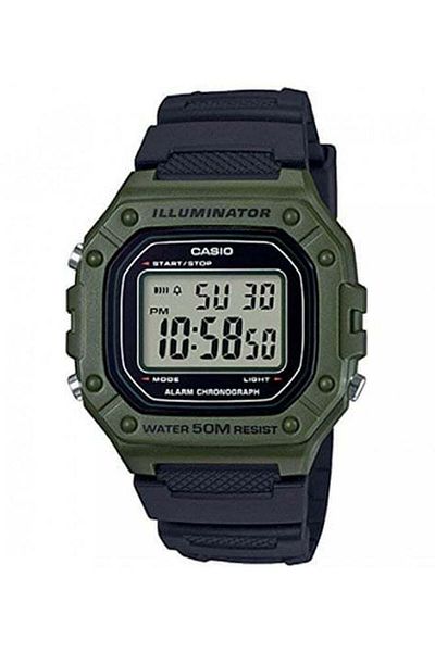 Casio Casio W-218h-3avdf Digital Water Resistant Watch - 44 mm - Black