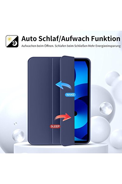 Generic حافظة BFGTSJF لجهاز iPad A16 الجيل الحادي عشر 11 بوصة 2025، iPad الجيل العاشر 2022 10.9 بوصة، قفل تلقائي