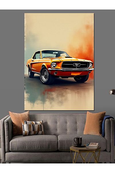 Tablomega Pânză decorativă Classic Classic Car - Lemn MDF